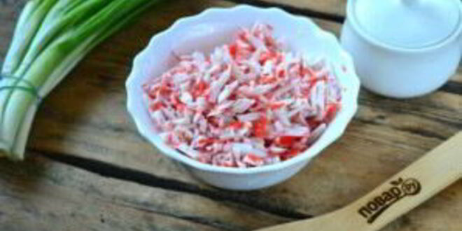 Рецепт закуски из лаваша с крабовыми палочками