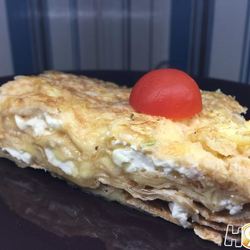 Рецепт Запеченного лаваша с сырами