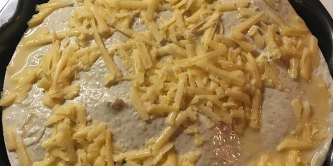 Рецепт запеченного лаваша с сырами