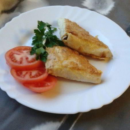 Рецепт Жареного лаваша с сыром и зеленью