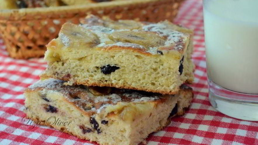 Рецепт банановой фокаччи