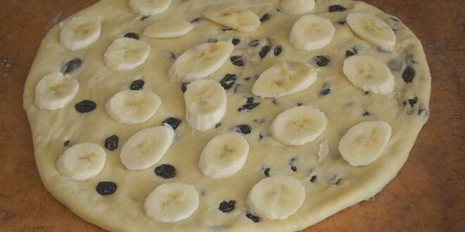 Рецепт банановой фокаччи