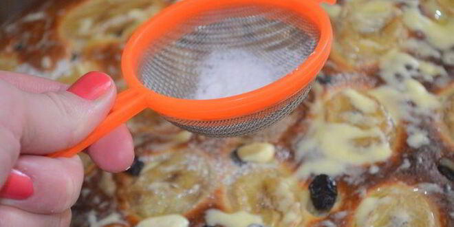 Рецепт банановой фокаччи