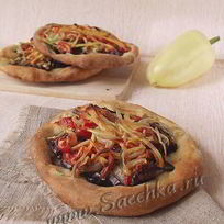 Фокачча с баклажанами