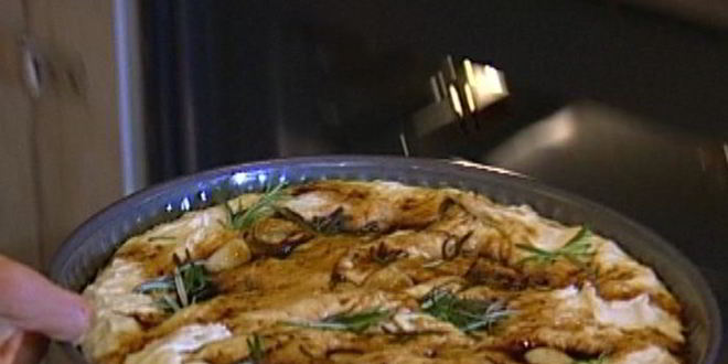 Рецепт фокаччи с чесноком и розмарином