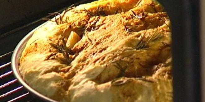 Рецепт фокаччи с чесноком и розмарином