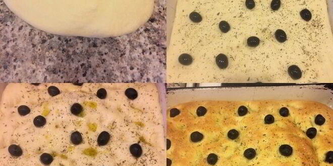 Рецепт фокаччи с оливками и прованскими травами