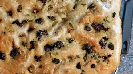 Рецепт Фокаччи с оливками