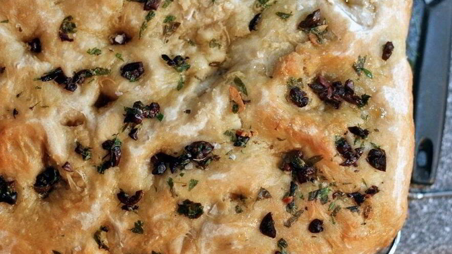 Рецепт фокаччи с оливками