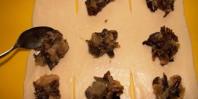 Рецепт китайских лепешек с мясом и грибами му-эр