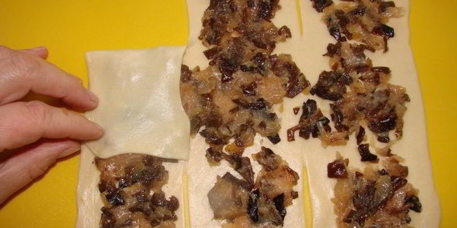 Рецепт китайских лепешек с мясом и грибами му-эр