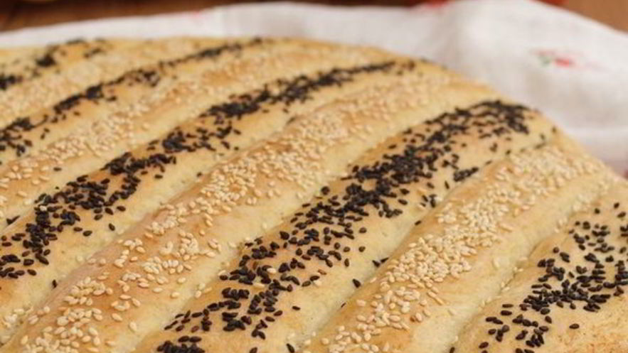 Рецепт лепешки полосатой