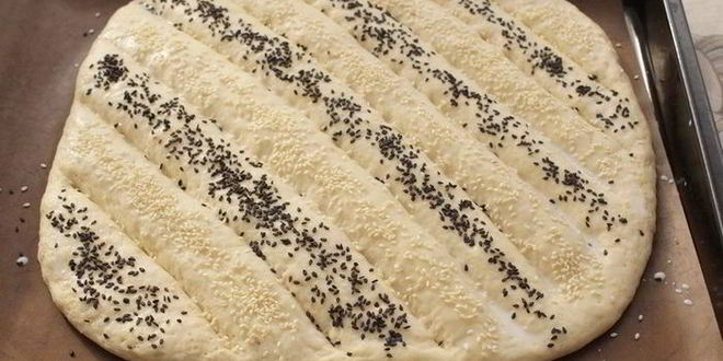 Рецепт лепешки полосатой