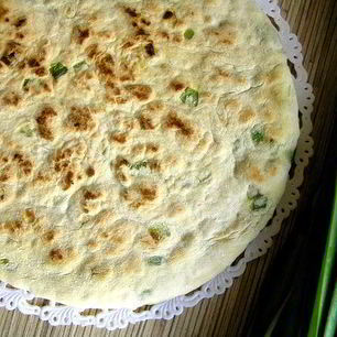Рецепт Лепешки с зеленым луком
