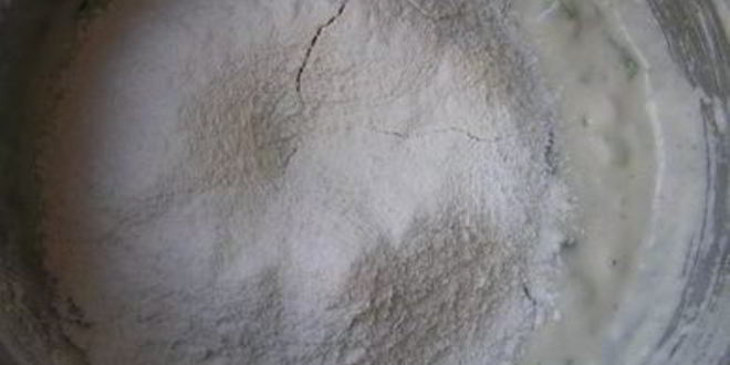 Рецепт лепешки с зеленым луком