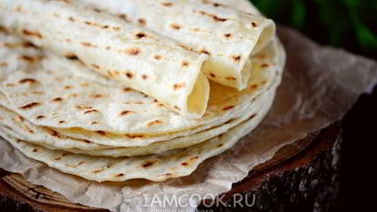 Рецепт Лепешек без яиц на сковороде