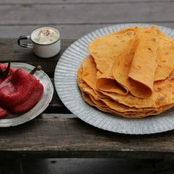 Рецепт Лепешек с паприкой и куркумой