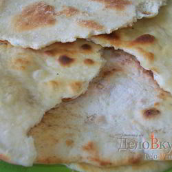 Рецепт Пресной лепешки на кислом молоке