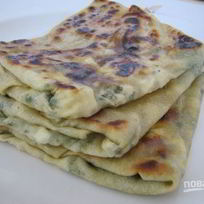 Рецепт Турецкой лепешки гезлеме