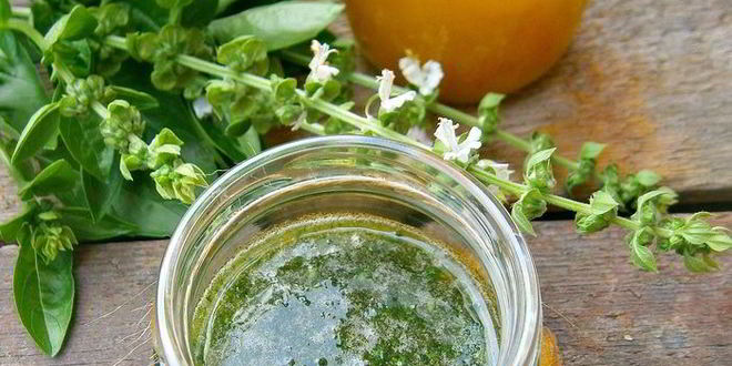 Рецепт восточной лепешки с базиликовым медом