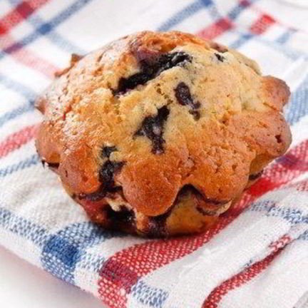 Рецепт Бананова-черничных маффины