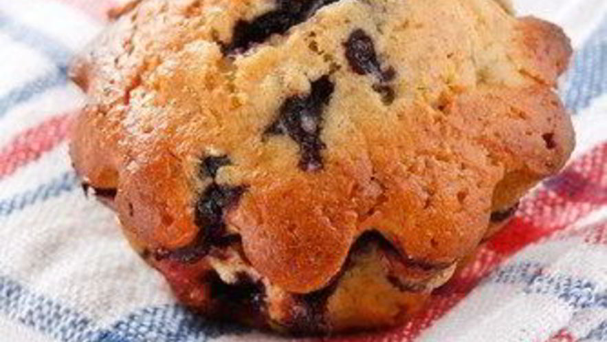 Рецепт бананова-черничных маффины