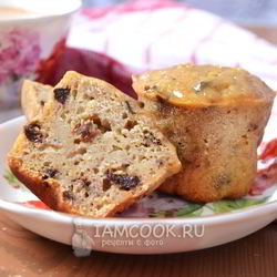 Рецепт Бананова-яблочных маффины