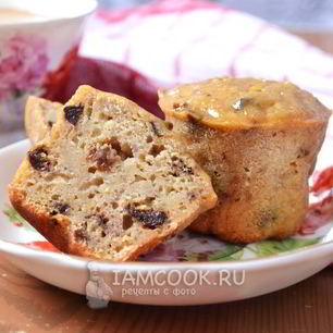 Рецепт Бананова-яблочных маффины