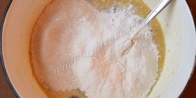 Рецепт бананова-яблочных маффины