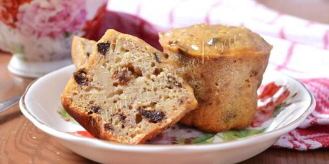 Рецепт бананова-яблочных маффины