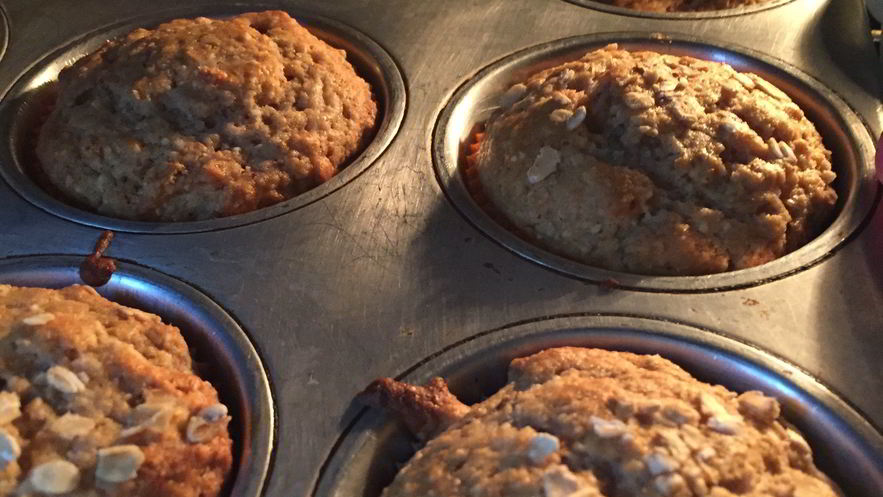 Рецепт банановых маффинов из полбы