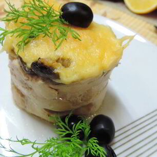 Рецепт Куриных маффинов с гречкой и грибами