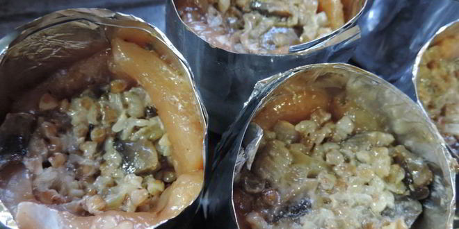 Рецепт куриных маффинов с гречкой и грибами