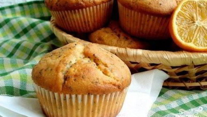 Рецепт лимонно-маковых маффины