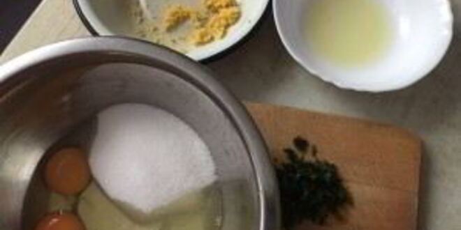 Рецепт лимонно-мятных маффины на сметане