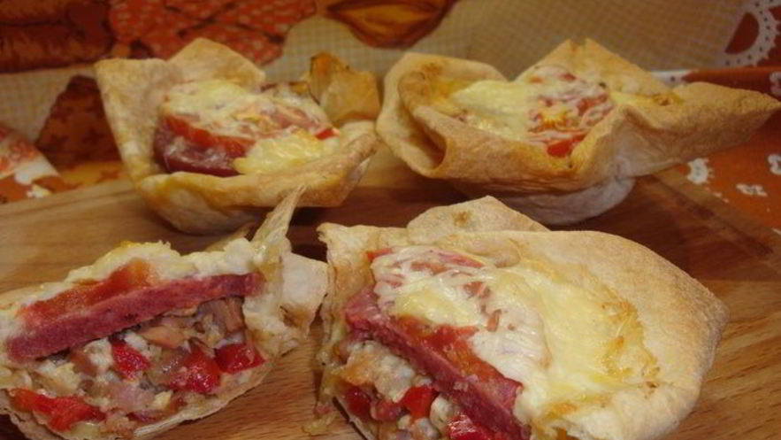 Рецепт маффинов из лаваша