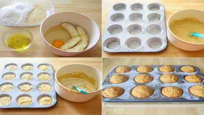 Рецепт Маффинов с бананами