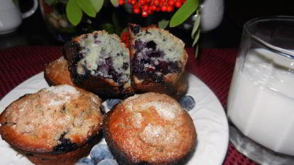 Рецепт Маффинов с черникой