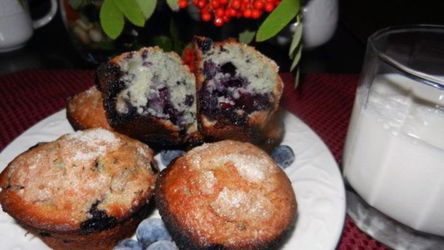 Рецепт маффинов с черникой