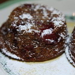 Рецепт Маффинов с гречневыми хлопьями и вишней