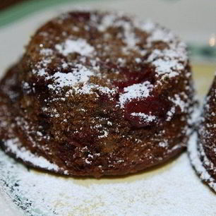 Рецепт Маффинов с гречневыми хлопьями и вишней