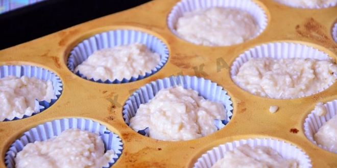 Рецепт маффинов с кокосовой стружкой