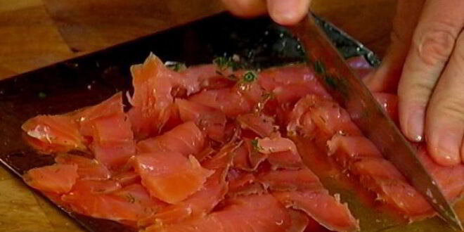 Рецепт маффинов с копченой семгой и укропом