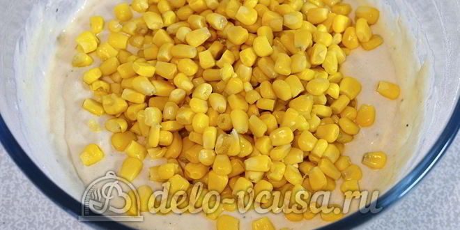 Рецепт маффинов с кукурузой и зеленью