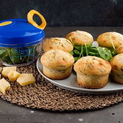 Рецепт Маффинов с сыром и шпинатом