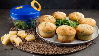 Рецепт Маффинов с сыром и шпинатом