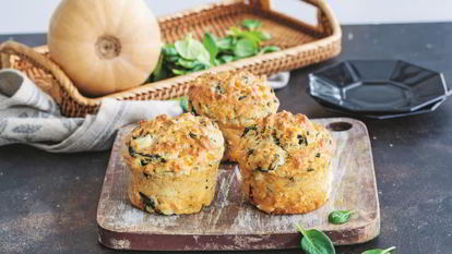 Рецепт Маффинов с тыквой и шпинатом