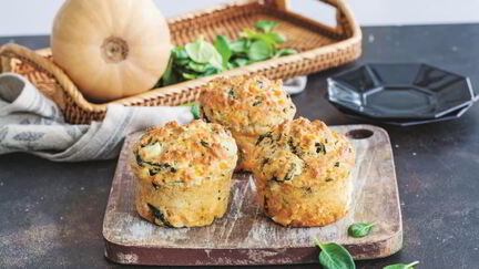 Рецепт Маффинов с тыквой и шпинатом