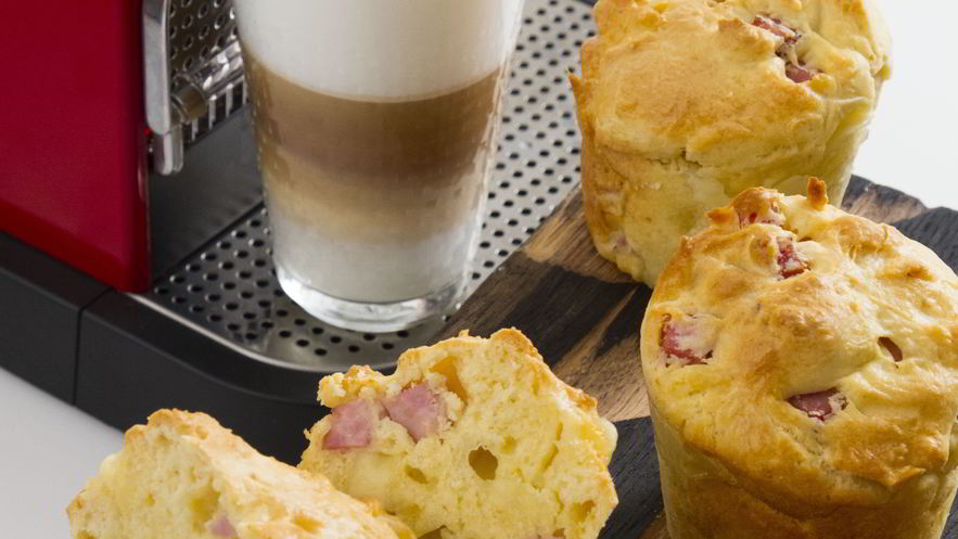 Рецепт маффинов с ветчиной и сыром
