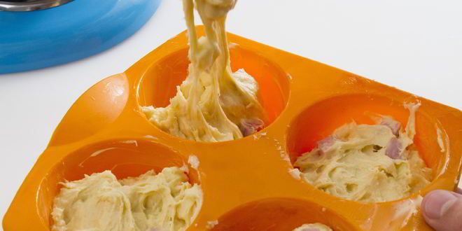 Рецепт маффинов с ветчиной и сыром